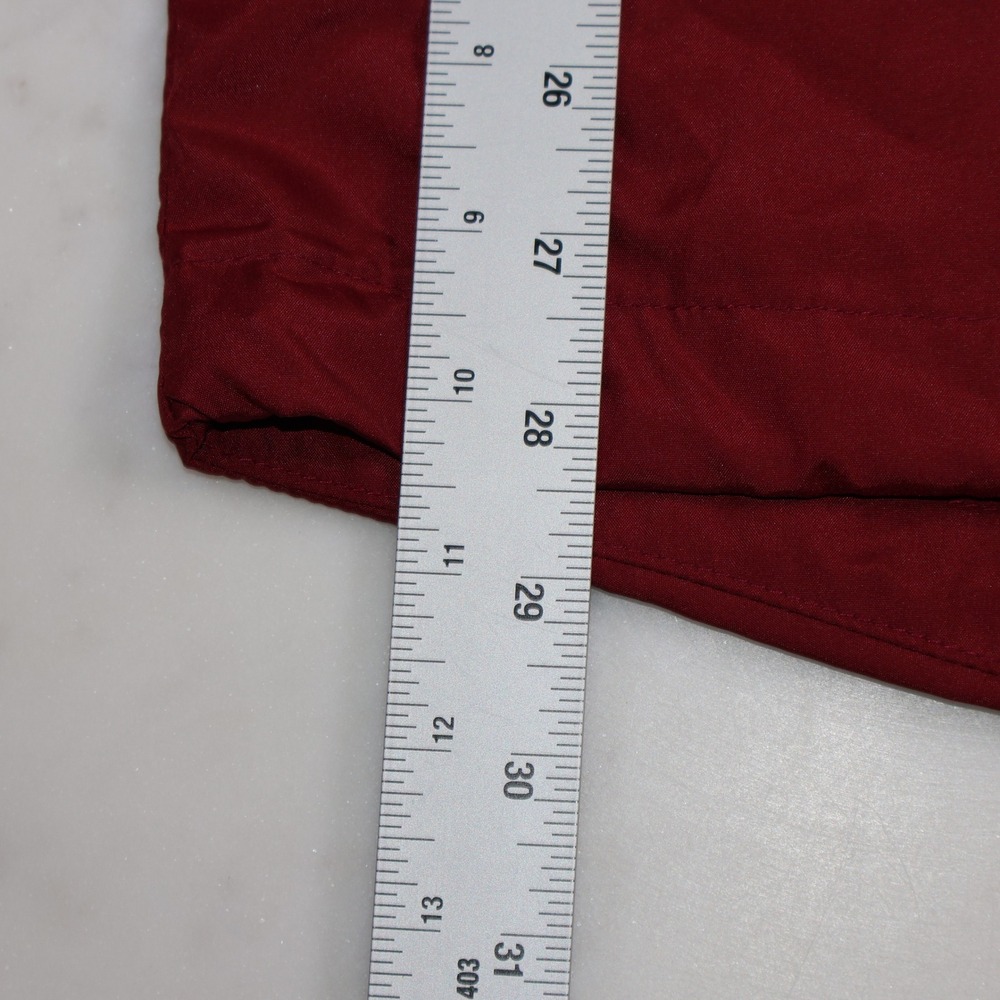 Adidas Virginia Tech Hokies Mens Large Orange Maroon Half Zip Windbreaker Jacket - Picture 3 of 8